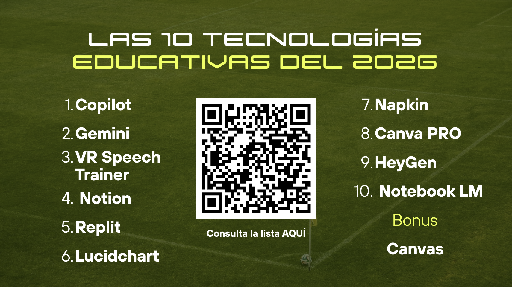 Lista de las 10 Tecnologías Educativas